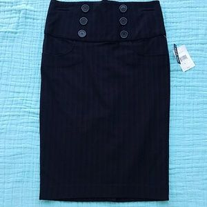 Max & Mia Black Pencil Skirt